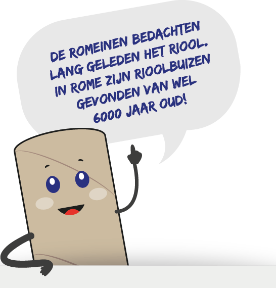 Rollie over het riool